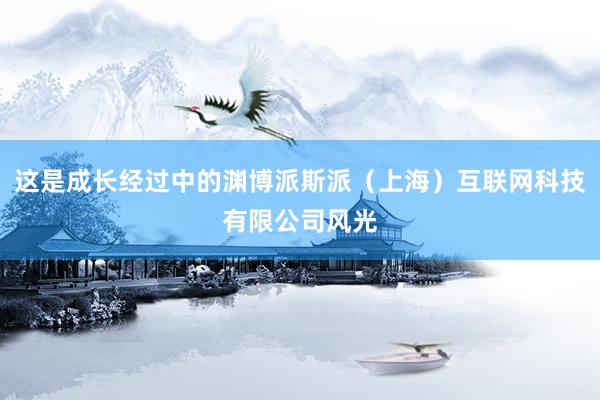 这是成长经过中的渊博派斯派（上海）互联网科技有限公司风光